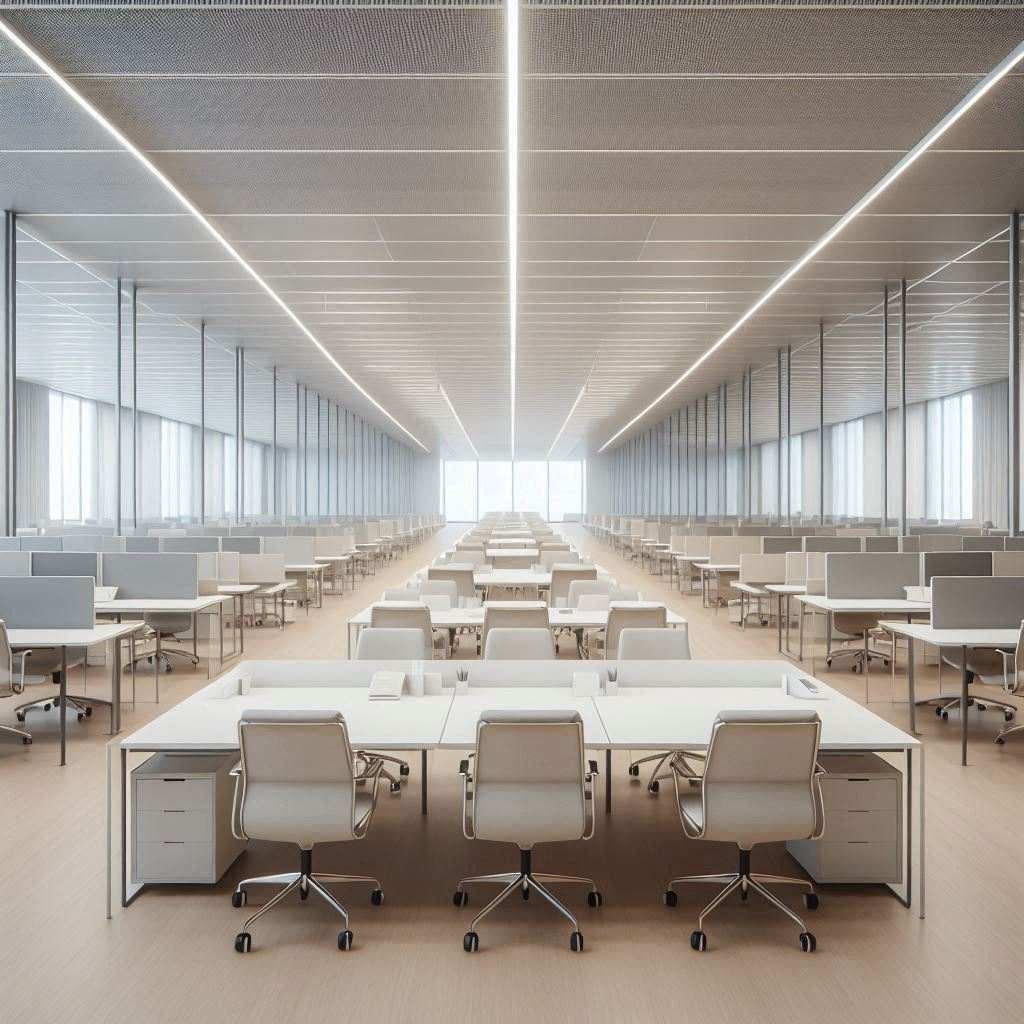 多终端同时接入期间行政前台应从写字楼办公办公桌椅人体工学的哪个节点介入